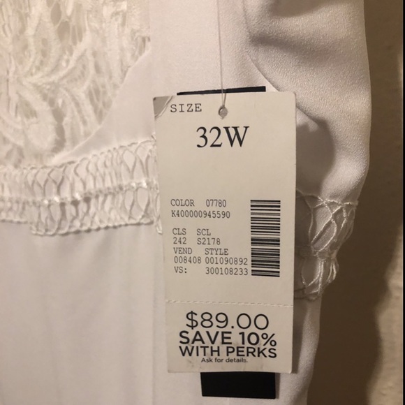 White Lace Cocktail Dress - Picture 2 of 3